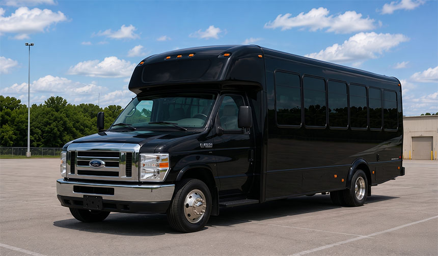 20-passenger minibus available for charter in Rialto, CA